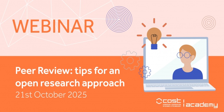 COST Academy online workshop for Young researchers on peer review